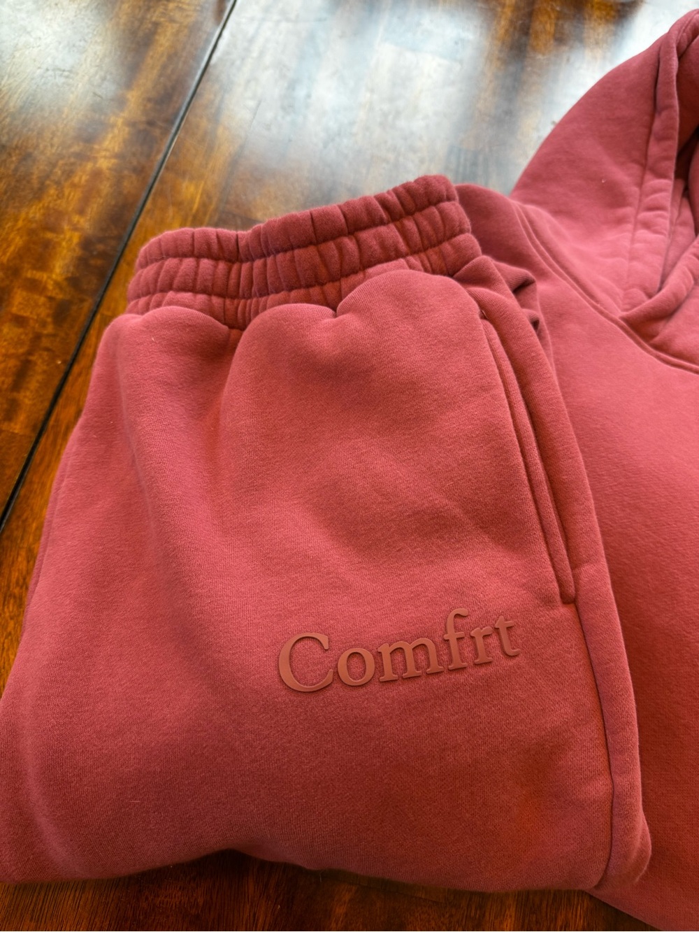 Women’s Berry Rose Comfrt Hoodie & Joggers Set Large - Picture 2 of 9